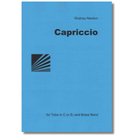Capriccio for tuba by Rodney Newton brass band score